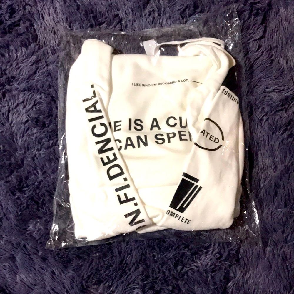 Brand new never been used inspirational sweatshirt for boy or a girl